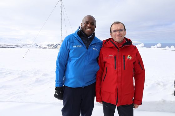Utenriksministerbesøk til Svalbard