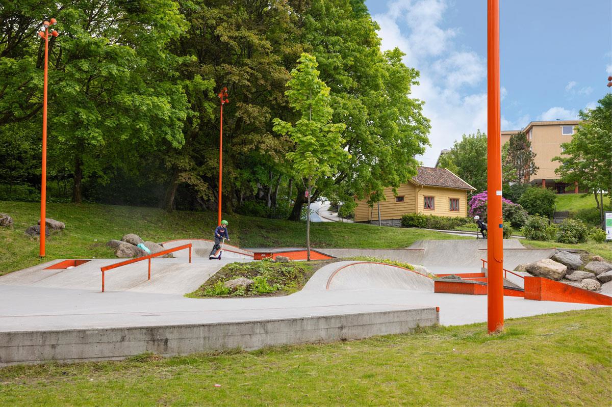 Bilde 20: Lynghaugparken, Bergen. Byggherre: Bergen kommune. Landskapsakitekt: Norconsult AS og Curve Studio AS. Foto: Stine Østby