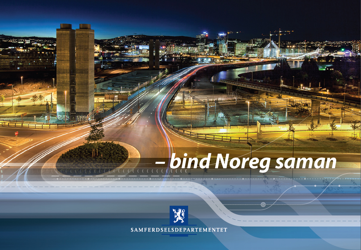 Brosjyre om Samferdselsdepartementet