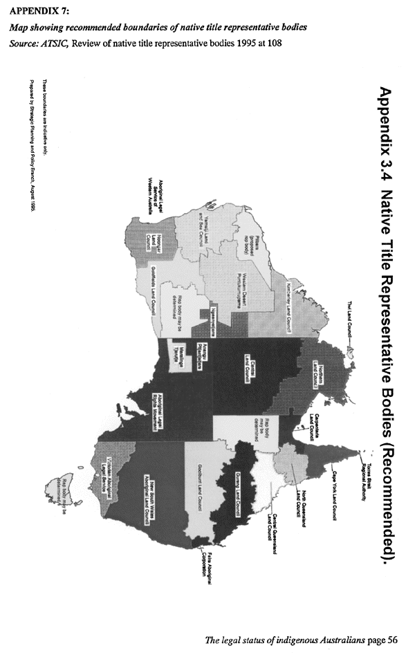 Figur 6.7 Vedlegg 7. Kart som viser anbefalte virkeområder forrepresentative
organer for innfødt hjemmel