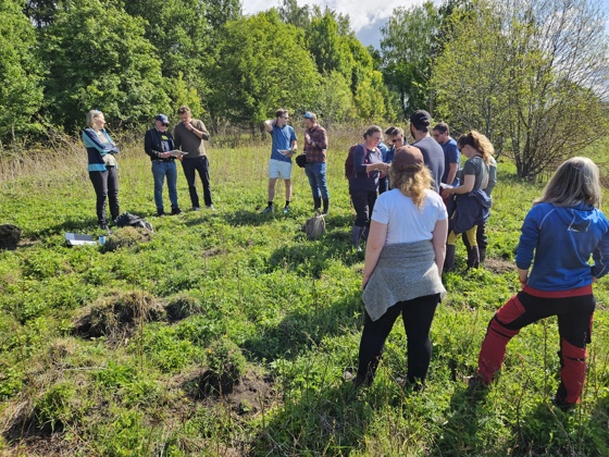 Deltagere på feltkurs