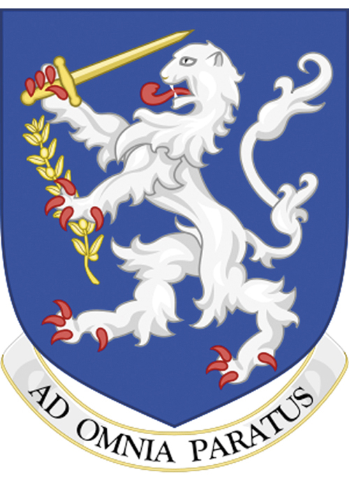 Figur 23.4 Logoen til Nordic Battle Group, som er en EU-innsatsstyrke bestående av soldater fra Sverige, Finland, Estland, Irland og Norge.