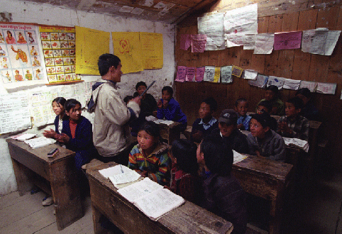 Figur 5.13 Klasserom i Nepal