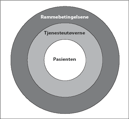 Figur 5.10 Skjematisk illustrasjon av nivåene for
analysen.