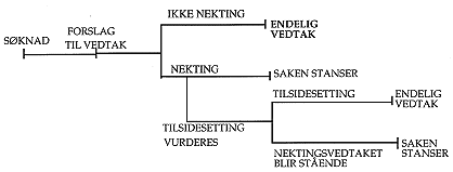 Figur 8.4 Saksgangen i nektingssaker
