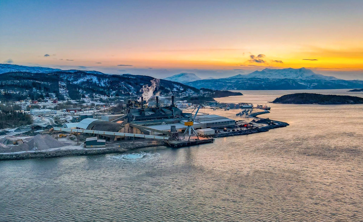 Photo of Finnfjord (a producer of ferrosilicon).