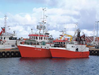 Figur 10.3 Kystfartøy av ulik lengde. «Solbas» og «Frøyabuen»