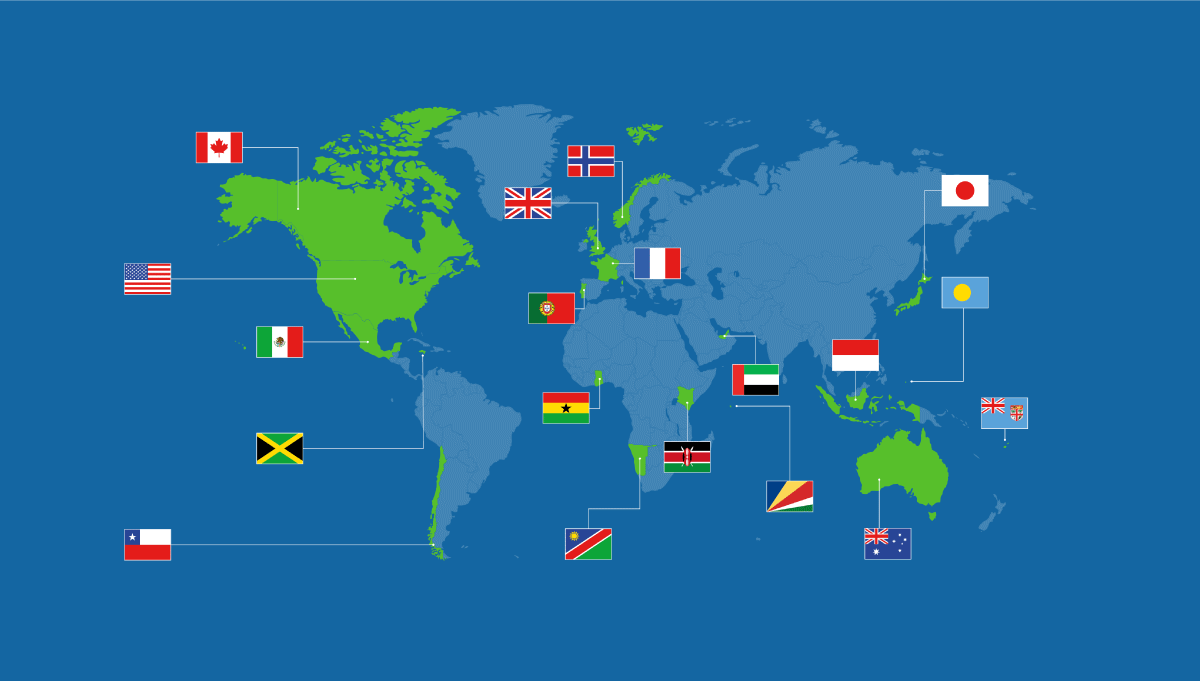 Figure 8.2 Membership of the Ocean Panel in January 2025.