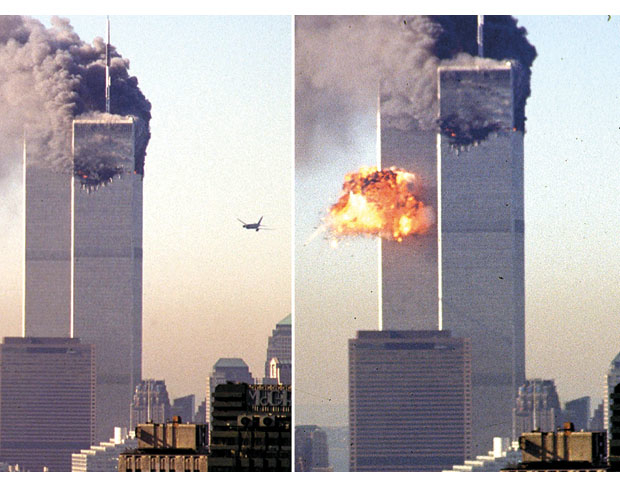 Figur 4.1 Terrorangrepet 9/11 i New York.