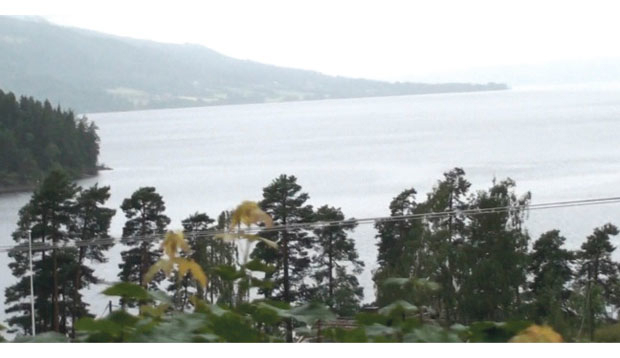 Figur 7.13 Kl. 18.03. Ingen båter sees i farvannet nord for øya.