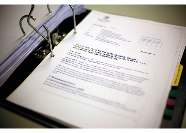 Figur 8.4 Politiets eget terrorplanverk fra januar 2011 ble ikke tatt i bruk 22/7.