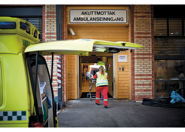 Figur 9.3 Akuttmottaket på Ullevål sykehus.