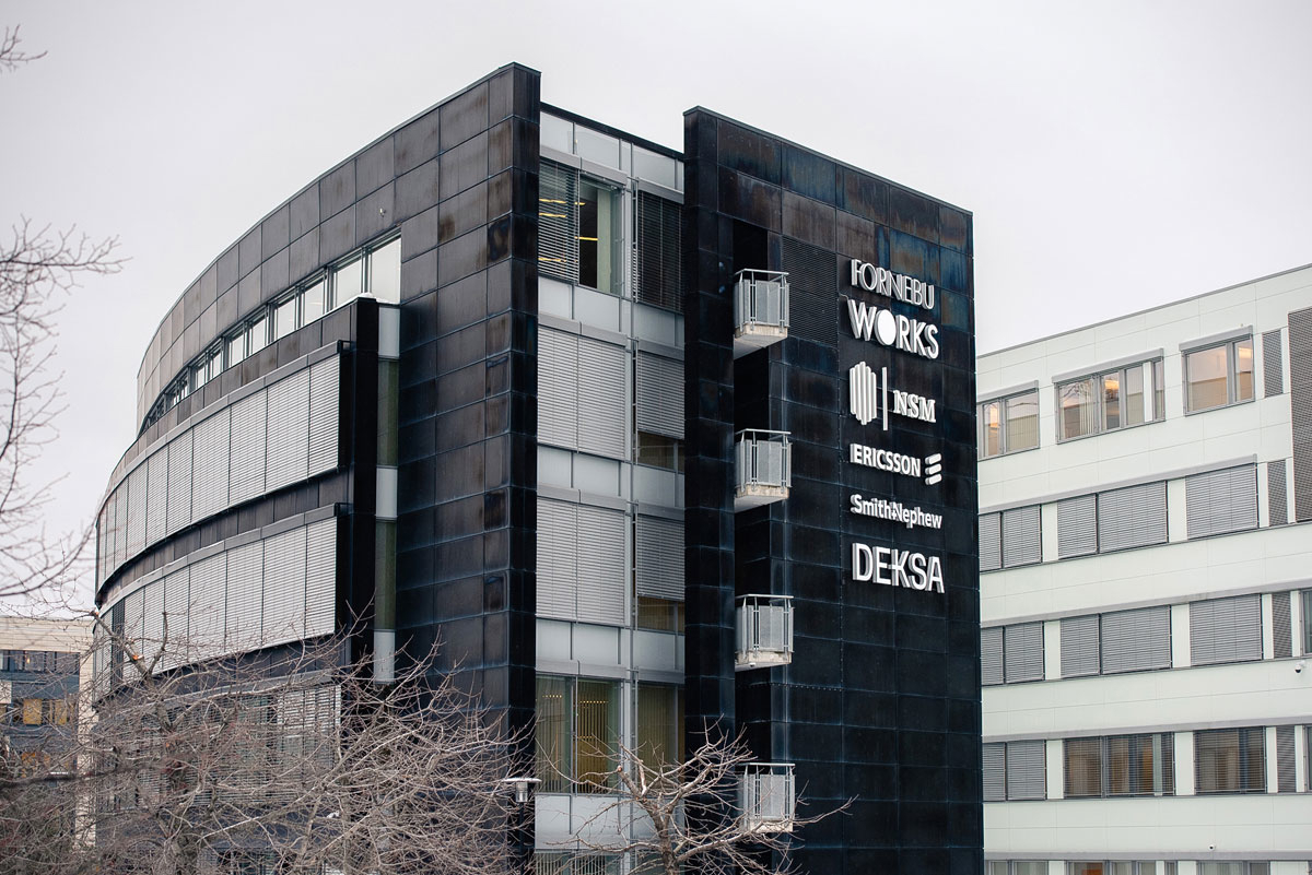 Figur 6.6 DEKSAs lokaler på Fornebu.