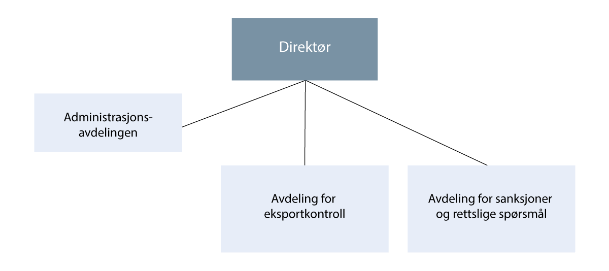Figur 6.7 DEKSAs organisering.