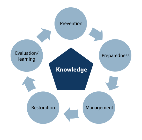 Figure 2.1 The work on security and preparedness – an ongoing improvement process