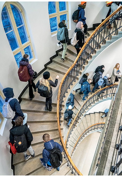 Figur 10.6 Skolehverdag på gult nivå.