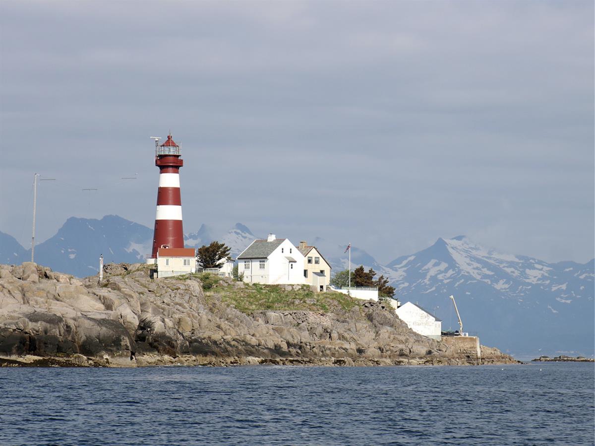 Skrova fyr i Vågan kommune. Foto: Jan Hausken