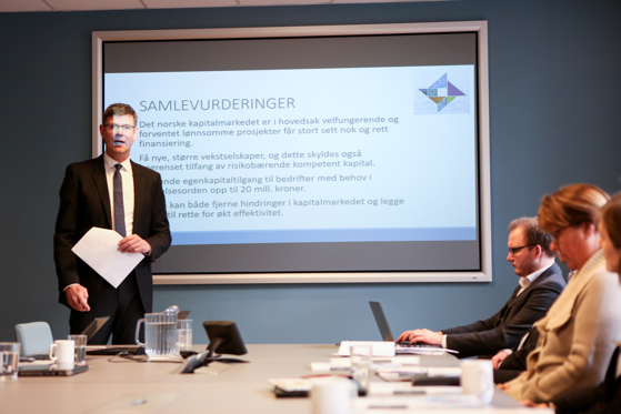 Fra presentasjonen av Kapitaltilgangsutvalget