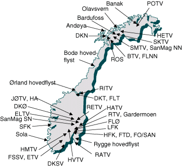 Figur 4.1 Materiellforvaltningen i et geografisk perspektiv