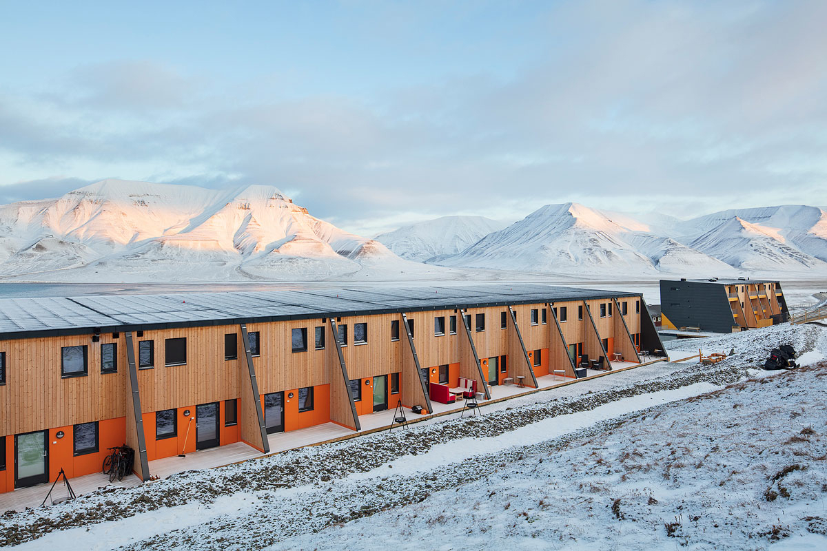 Figure 4.5 New dwellings in Gruvedalen