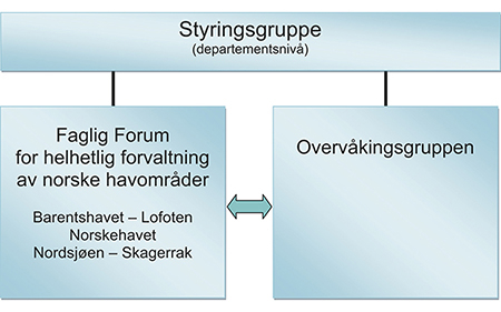 Figur 9.1 Ny organisering av forvaltningsplanarbeidet