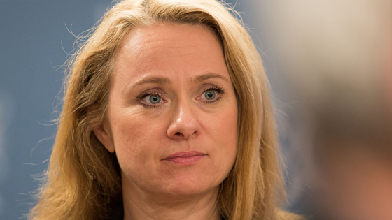 Arbeids- og sosialminister Anniken Hauglie