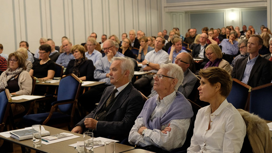 Publikum i konferansesalen under TBUs jubileumsseminar