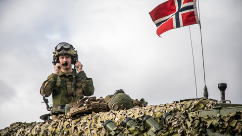 Norsk personell på den fremskutte basen i Litauen
