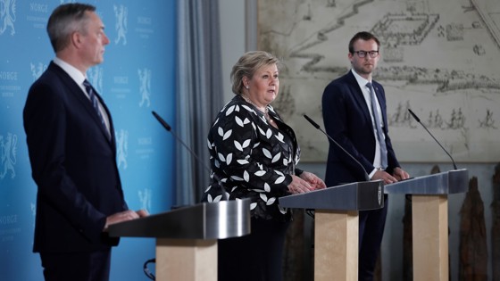 Bilde fra presentasjonen av forslag til ny etterretningstjenestelov.