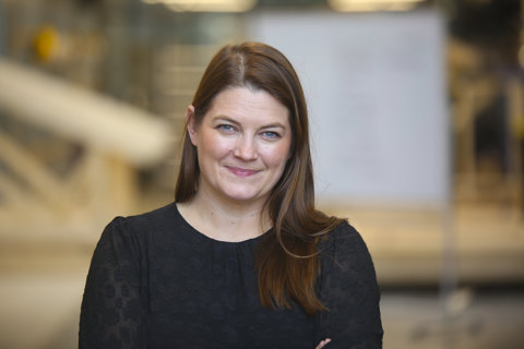 Portrett av Næringsminister Cecilie Myrseth.