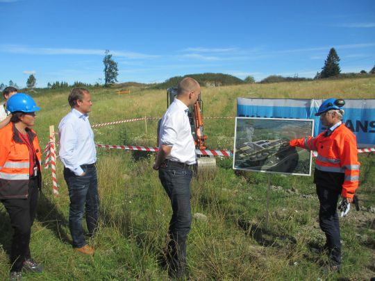 Første spadestikk ved Senter for husdyrforsøk Campus Ås