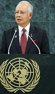Malaysias statsminister Mohd Najib Bin Tun Haji Abdul Razak